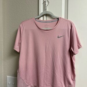 Nike Women's Short Sleeve Pink Tee